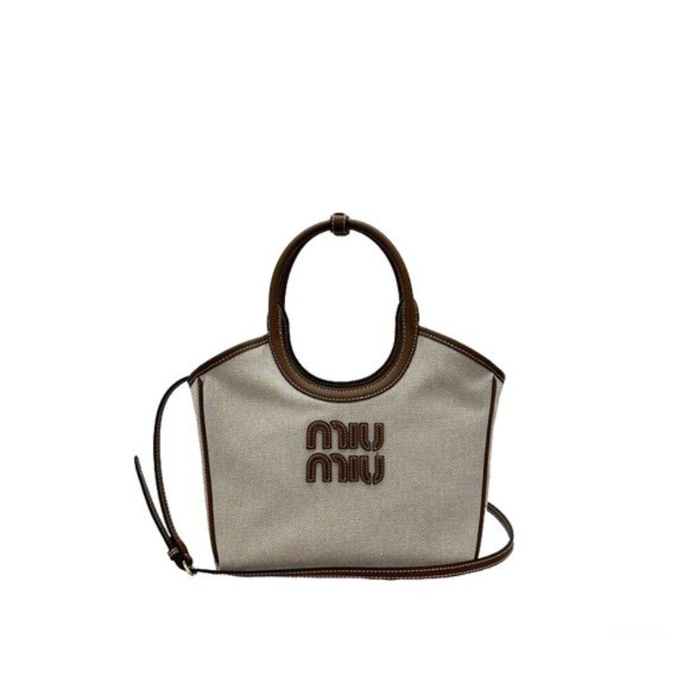 Miumiu Vegetable Basket Single Shoulder Handbag